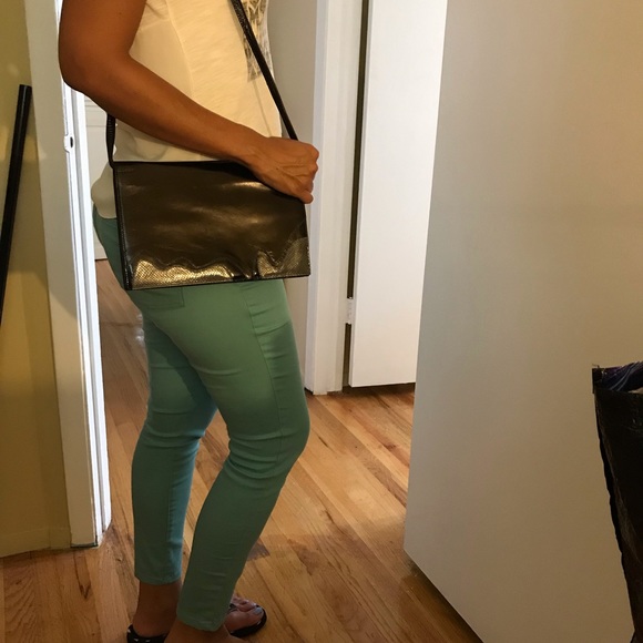 Leather black bag. - Picture 4 of 5